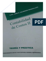 Contabilidad de Costos II, Teoría y Práctica