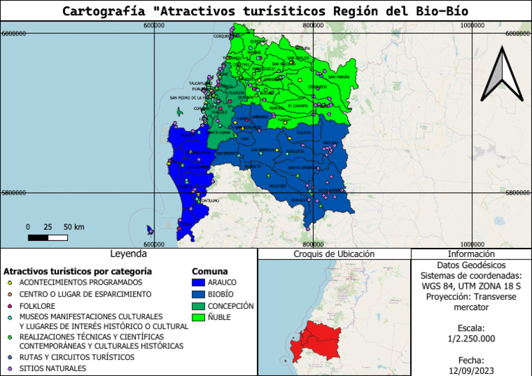 Atractivos Turísticos en Bio-Bío | PDF
