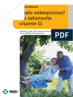 Vitamin D Brosura Za Pacijente Mart 2014