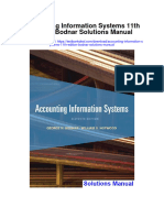 Accounting Information Systems 11th Edition Bodnar Solutions Manual