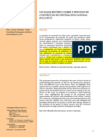 Um Olhar Histórico Sobre O Processo de Construção Do Sistema Educacional Inclusivo