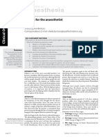 Malaria For The Anaesthestist Update 2010