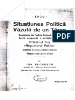 Partidul National Taranesc - Ion Florescu - Situatiunea Politica Vazuta de Un Taran