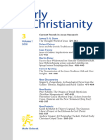Early Christianity 3.1 (2010) Current Trends in Jesus Research