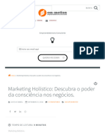 Marketing Holístico Descubra o Poder Da Consciência Nos Negócios.