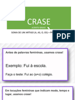 Crase (Acento Grave)