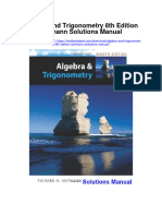 Algebra and Trigonometry 8th Edition Aufmann Solutions Manual