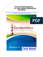 Economics A Contemporary Introduction 10th Edition Mceachern Test Bank