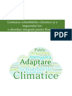 Raport Limitarea Schimbărilor Climatice - Iunie 2023