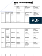 Additional Changes On Line Time Table 2021 For Grade 8-11