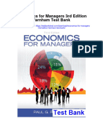Economics For Managers 3rd Edition Farnham Test Bank