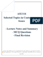 (Final Revision) Lecture Notes and Summary2