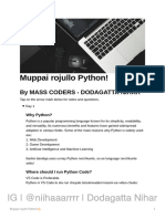 Muppai Rojullo Python