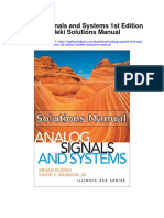 Analog Signals and Systems 1st Edition Kudeki Solutions Manual