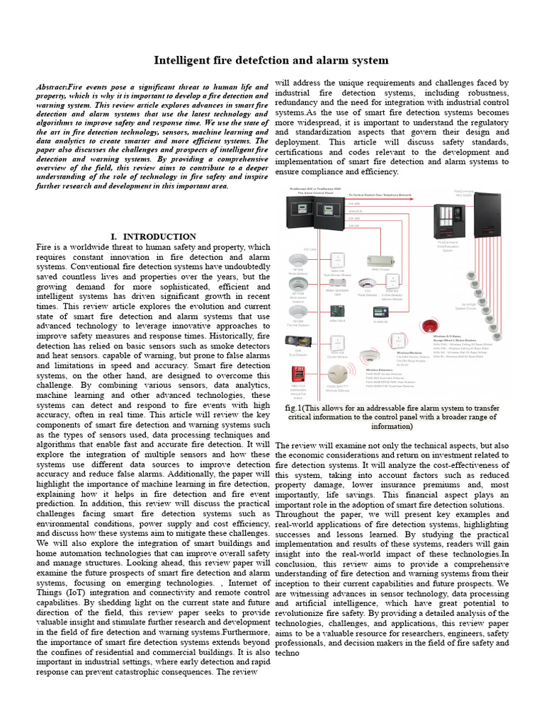Intelligent Fire Detefction And Alarm System Pdf