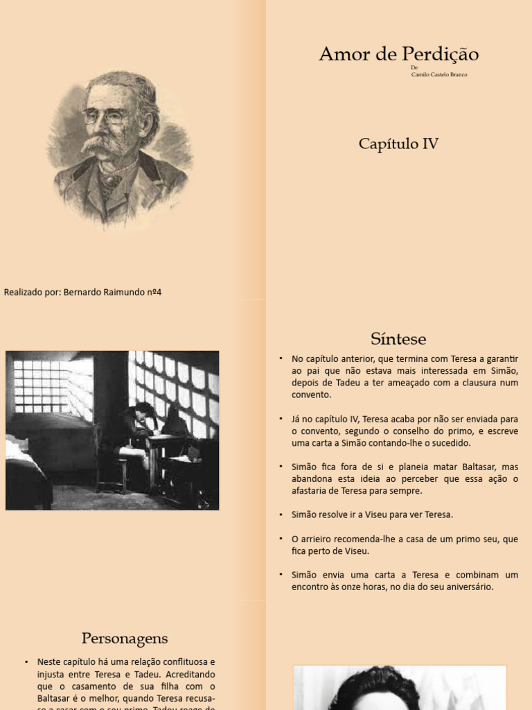 Amor e Conflito em Teresa e Simão | PDF