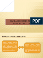 SEJARAH HUKUM DI INDONESIA 14 Oktober 2023