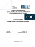 CUADRO COMPARATIVO Derecho Internacional Economico (Cartaya)