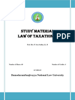 Study Material Tax Law 1