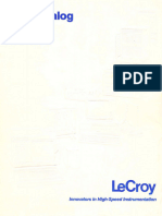 Catalogue Lecroy 1985 High Speed Instrumentation
