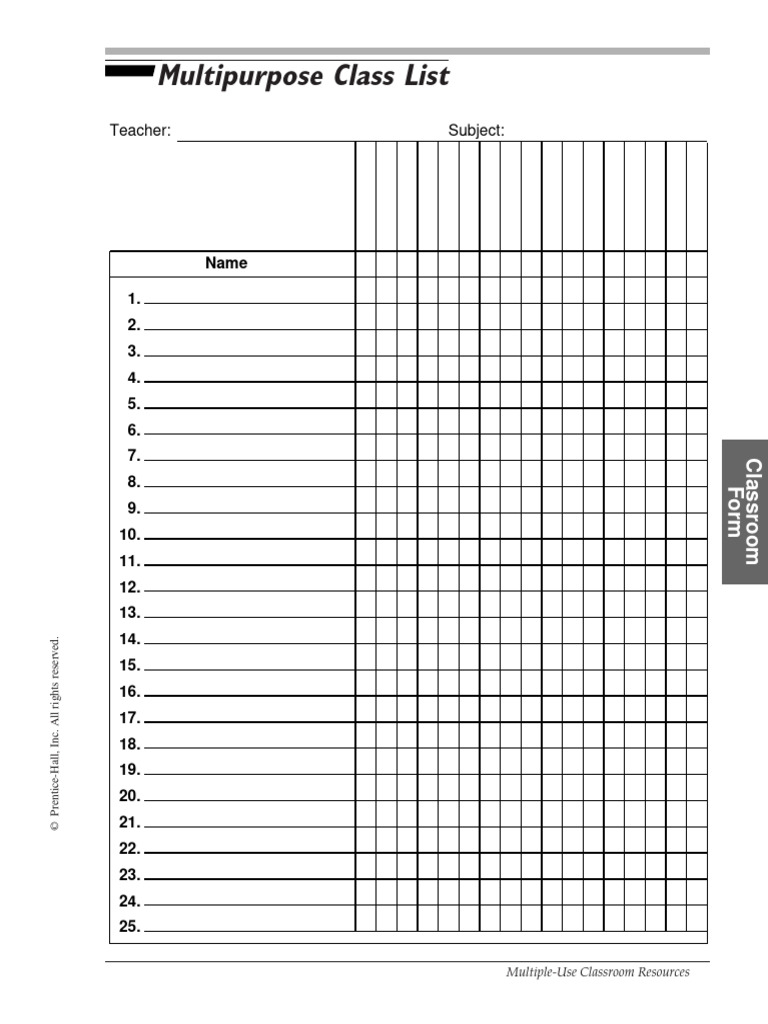 blank-class-list-pdf