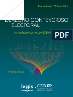 Derecho Contencioso Electoral (Calero Tafur)