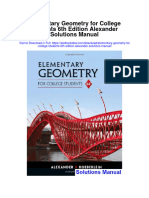 Elementary Geometry For College Students 6th Edition Alexander Solutions Manual