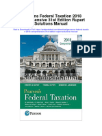 Pearsons Federal Taxation 2018 Comprehensive 31st Edition Rupert Solutions Manual