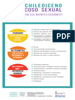 Señalética Manifestaciones Del Acoso 30x60