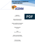 Universidad Cristiana Evangélica Nuevo Milenio: Asignatura