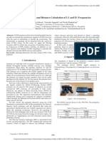 Jamming Detection and Distance Calculation of L1 and E1 Frequencies