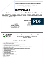 Certificado NR - 35 Denis