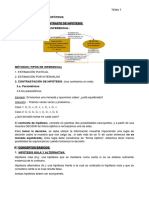 ESTADISTICA TEORICA Tema 7. Contraste de Hipotesis