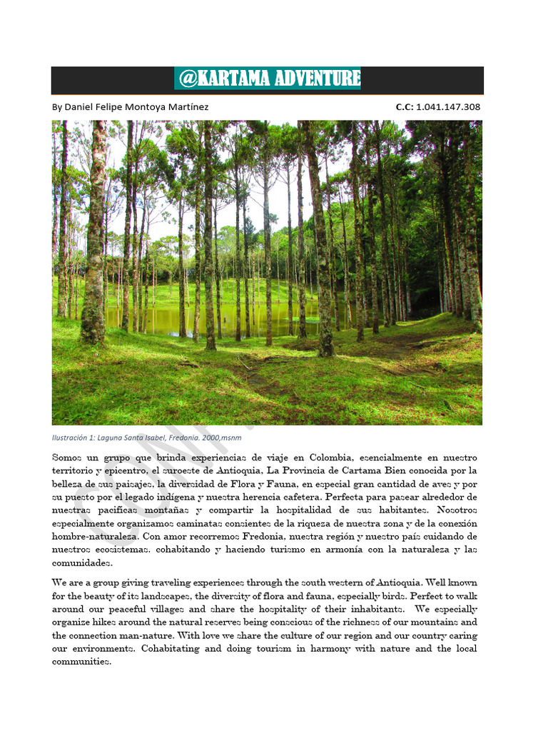 Cartama Adventure Fredonia Mayo PDF Airbnb Turismo