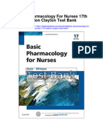 Basic Pharmacology for Nurses 17th Edition Clayton Test Bank