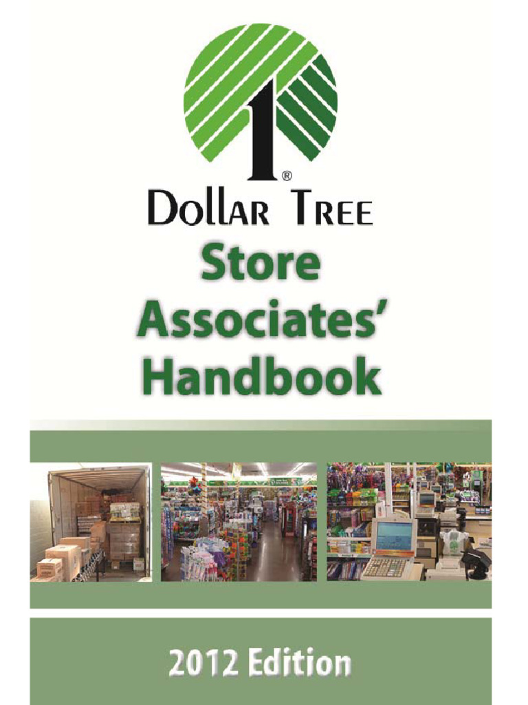 Dollar Tree Handbook PDF Harassment Sick Leave