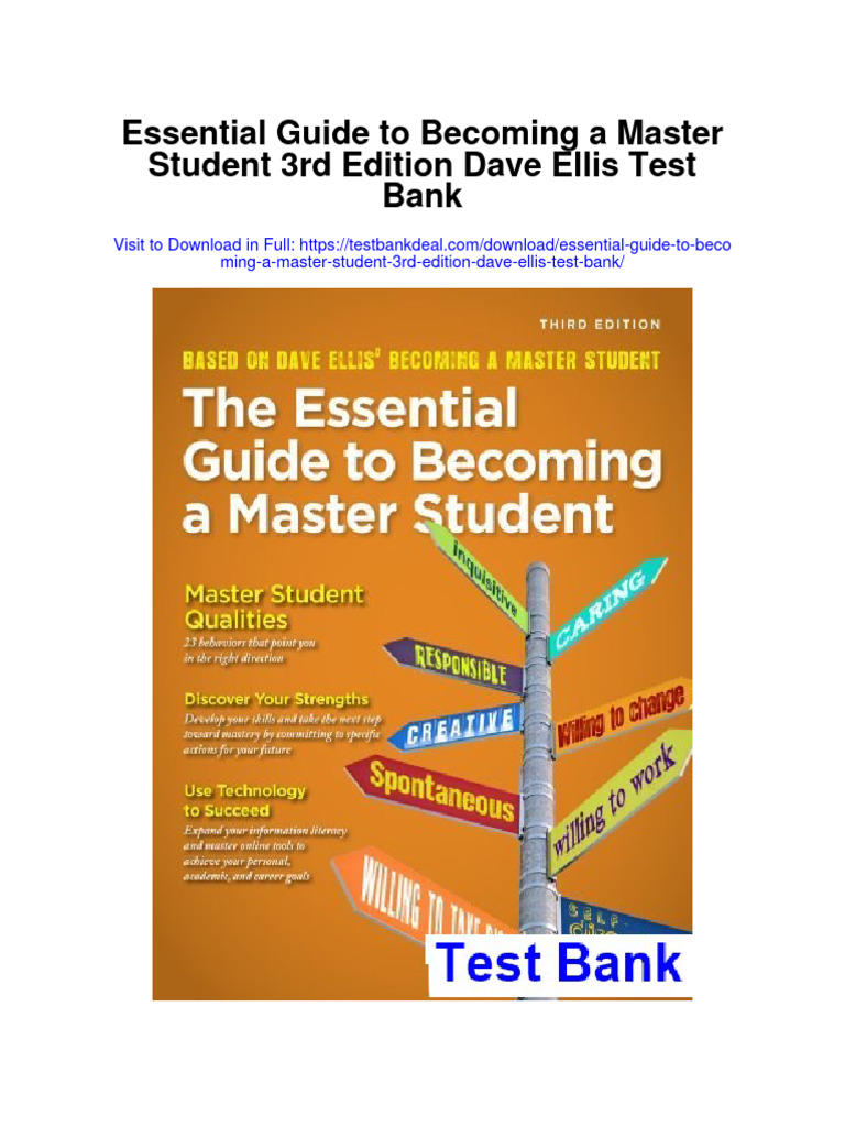 essential-guide-to-becoming-a-master-student-3rd-edition-dave-ellis