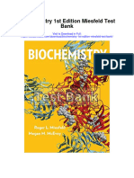 Biochemistry 1st Edition Miesfeld Test Bank