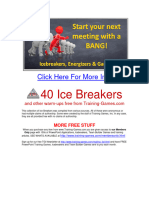 40 Free Icebreakers