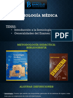 1.0 - Introducción A La Semiologia - Generalidades Del Examen Físico