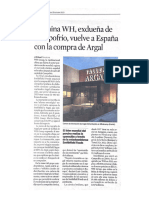 WH Group Vuelve A España de La Mano de Argal