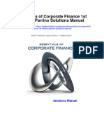 Essentials of Corporate Finance 1st Edition Parrino Solutions Manual