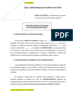 Petição Aposentadoria Por Idade Do Trabalhador Rural (Auxílio-Doença Intercalado Como Carência)