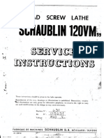 Schaublin 120-VM Manual (English)