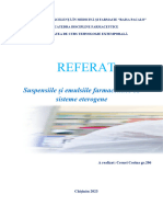 CERNEI 206suspensiile Și Emulsiile Farmaceutice CA Sisteme Eterogene