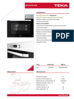 Horno Multifuncion Acabado Inox HCB Teka 10885903 Techsheetsup