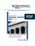 Prentice Halls Federal Taxation 2013 Individuals 26th Edition Pope Solutions Manual