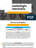 Parasitologia Veterinária - Introdução - Aula 1