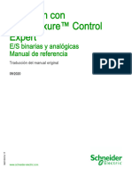 Quantum Con Ecostruxure™ Control Expert: E/S Binarias Y Analógicas Manual de Referencia