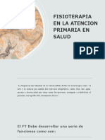 FISIOTERAPIA EN LA ATENCION PRIMARIA EN SALUD - PPTX APS